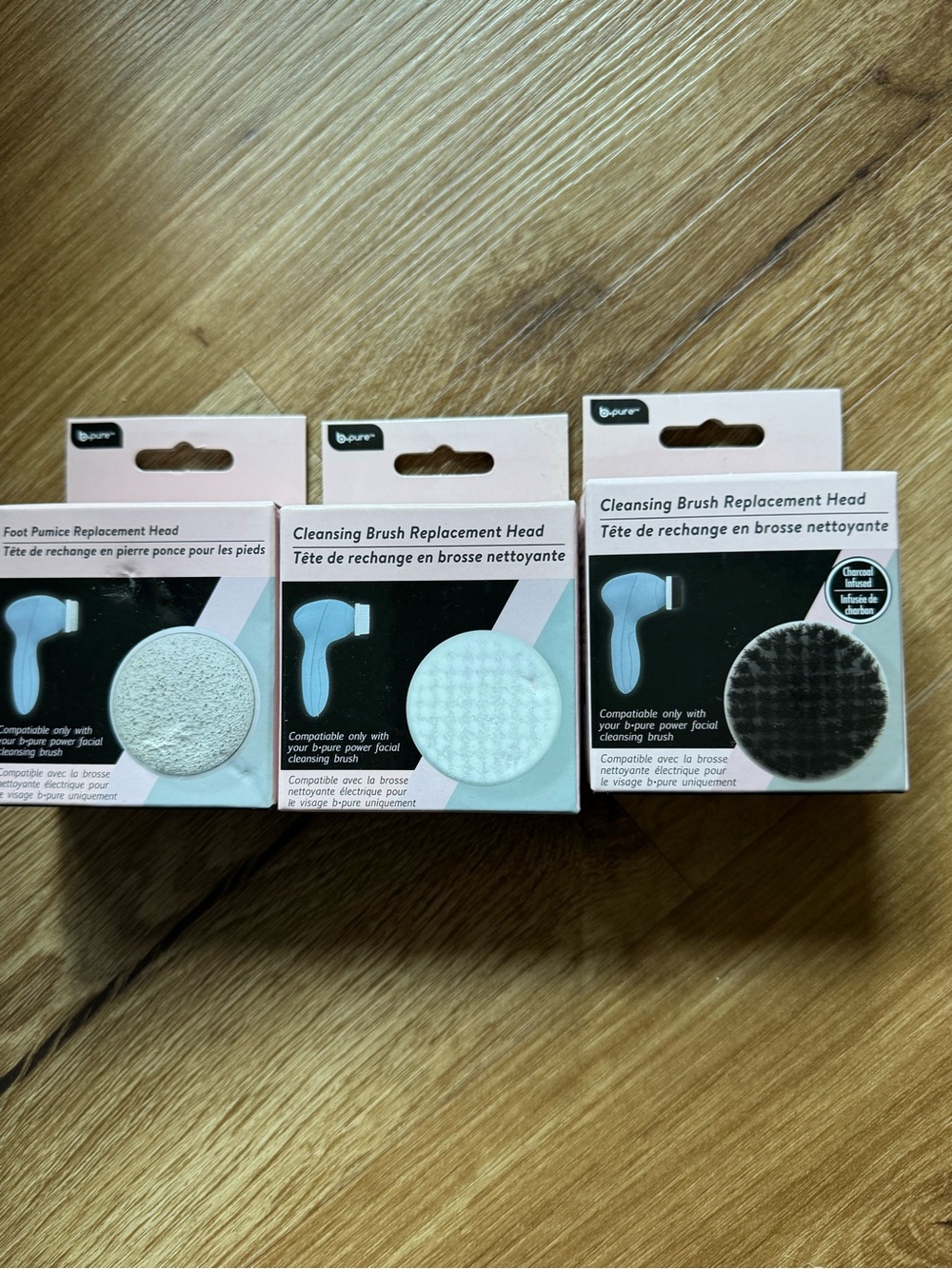 Cleansing & Foot Pumice Replacement Heads - White & Black